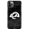NFL Los Angeles Rams Black & White iPhone 11 Pro Max Lite Case