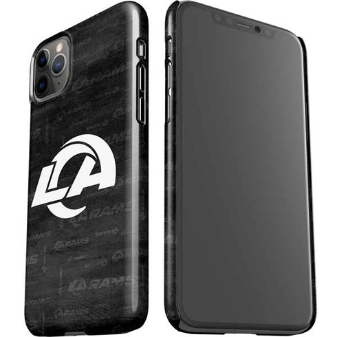 NFL Los Angeles Rams Black & White iPhone 11 Pro Max Lite Case