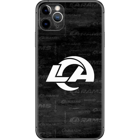 NFL Los Angeles Rams Black & White iPhone 11 Pro Max Skin
