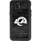 NFL Los Angeles Rams Black & White iPhone 11 Pro Max Waterproof Case