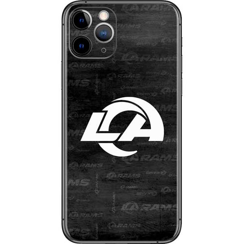NFL Los Angeles Rams Black & White iPhone 11 Pro Skin
