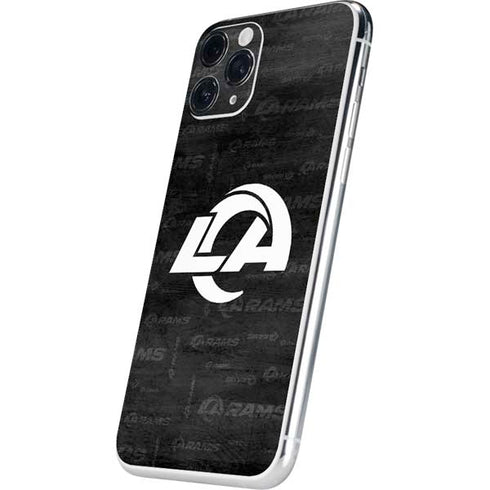 NFL Los Angeles Rams Black & White iPhone 11 Pro Skin