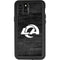 NFL Los Angeles Rams Black & White iPhone 11 Pro Waterproof Case