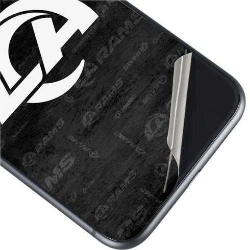 NFL Los Angeles Rams Black & White iPhone 11 Skin