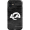 NFL Los Angeles Rams Black & White iPhone 12 Impact Case
