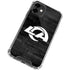 NFL Los Angeles Rams Black & White iPhone 12 Mini Clear Case