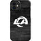 NFL Los Angeles Rams Black & White iPhone 12 Mini Lite Case