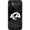 NFL Los Angeles Rams Black & White iPhone 12 Mini Skin