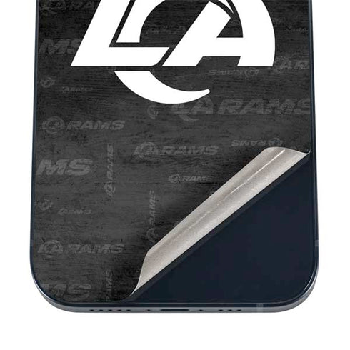 NFL Los Angeles Rams Black & White iPhone 12 Mini Skin