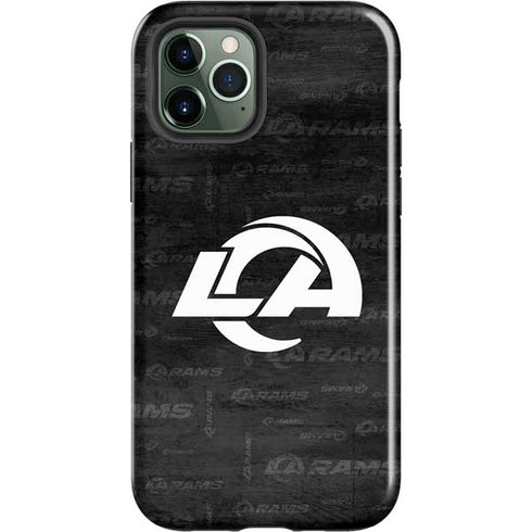 NFL Los Angeles Rams Black & White iPhone 12 Pro Impact Case
