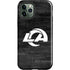 NFL Los Angeles Rams Black & White iPhone 12 Pro Impact Case