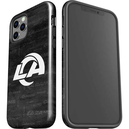 NFL Los Angeles Rams Black & White iPhone 12 Pro Impact Case