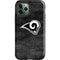 NFL Los Angeles Rams Black & White iPhone 12 Pro Max Impact Case