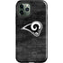 NFL Los Angeles Rams Black & White iPhone 12 Pro Max Impact Case