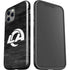 NFL Los Angeles Rams Black & White iPhone 12 Pro Max Impact Case