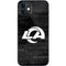 NFL Los Angeles Rams Black & White iPhone 12 Skin
