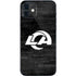 NFL Los Angeles Rams Black & White iPhone 12 Skin