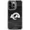 NFL Los Angeles Rams Black & White iPhone 13 Pro Clear Case