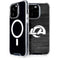 NFL Los Angeles Rams Black & White iPhone 13 Pro MagSafe Case