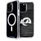 NFL Los Angeles Rams Black & White iPhone 13 Pro Max MagSafe Case