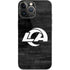 NFL Los Angeles Rams Black & White iPhone 13 Pro Max Skin