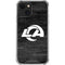 NFL Los Angeles Rams Black & White iPhone 14 Clear Case
