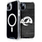 NFL Los Angeles Rams Black & White iPhone 14 MagSafe Case