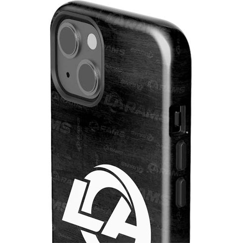 NFL Los Angeles Rams Black & White iPhone 14 Impact Case