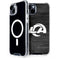 NFL Los Angeles Rams Black & White iPhone 15 Plus MagSafe Case