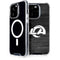 NFL Los Angeles Rams Black & White iPhone 14 Pro MagSafe Case