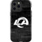 NFL Los Angeles Rams Black & White iPhone 15 Pro Max Impact Case