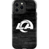 NFL Los Angeles Rams Black & White iPhone 15 Pro Max Impact Case
