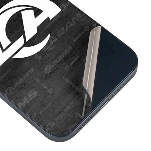 NFL Los Angeles Rams Black & White iPhone 14 Skin