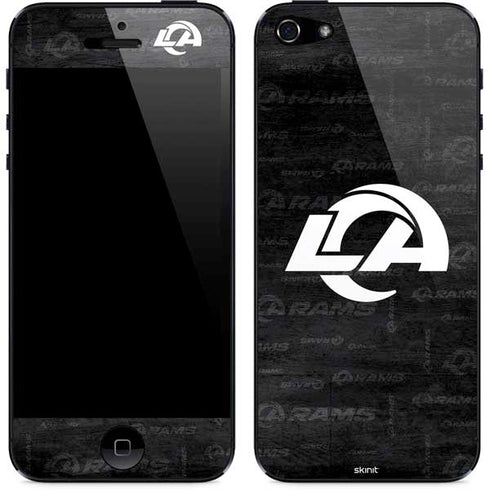 NFL Los Angeles Rams Black & White iPhone 5/5s/5SE Skin