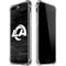 NFL Los Angeles Rams Black & White iPhone 7/8 Plus Clear Case