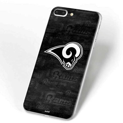 NFL Los Angeles Rams Black & White iPhone 7 Plus Skin