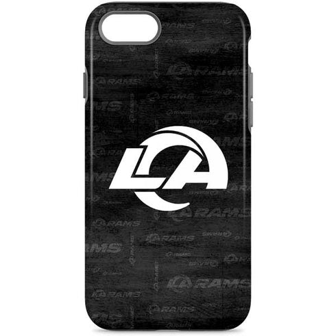 NFL Los Angeles Rams Black & White iPhone 7 Pro Case