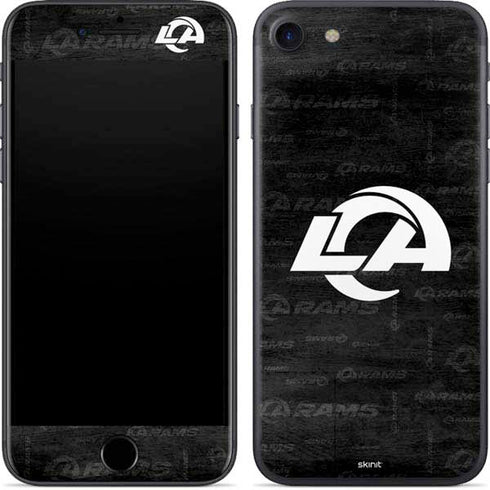 NFL Los Angeles Rams Black & White iPhone 7 Skin