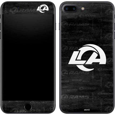 NFL Los Angeles Rams Black & White iPhone 8 Plus Skin