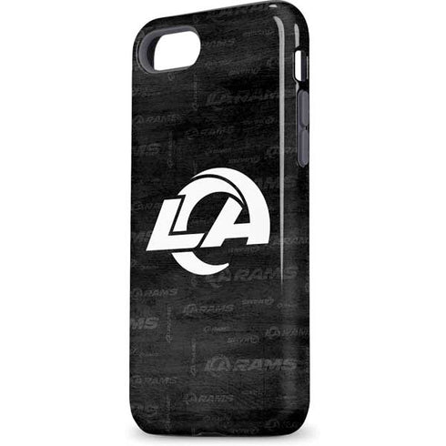 NFL Los Angeles Rams Black & White iPhone 8 Pro Case