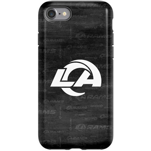 NFL Los Angeles Rams Black & White iPhone SE (2nd & 3rd Gen) Pro Case