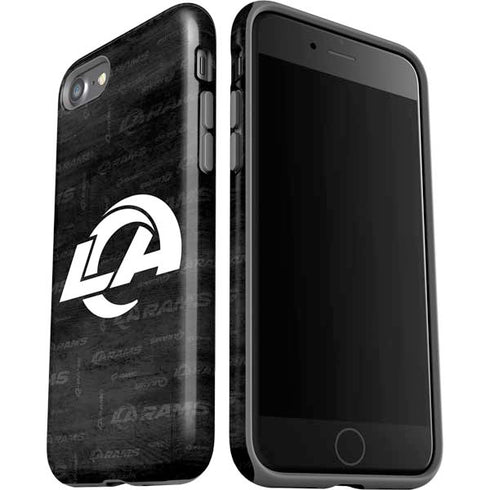 NFL Los Angeles Rams Black & White iPhone SE (2nd & 3rd Gen) Pro Case