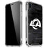 NFL Los Angeles Rams Black & White iPhone XR Clear Case