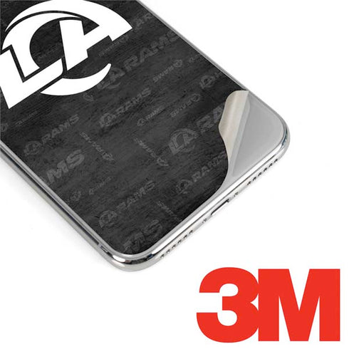 NFL Los Angeles Rams Black & White iPhone XS Max Skin