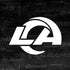 NFL Los Angeles Rams Black & White iPhone XS Skin