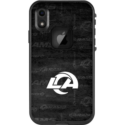 NFL Los Angeles Rams Black & White LifeProof Fre iPhone Skin