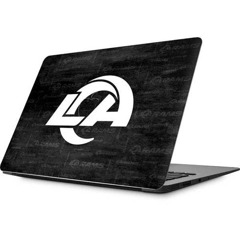 NFL Los Angeles Rams Black & White Apple MacBook Skin