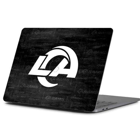 NFL Los Angeles Rams Black & White Apple MacBook Pro 13-inch Skin