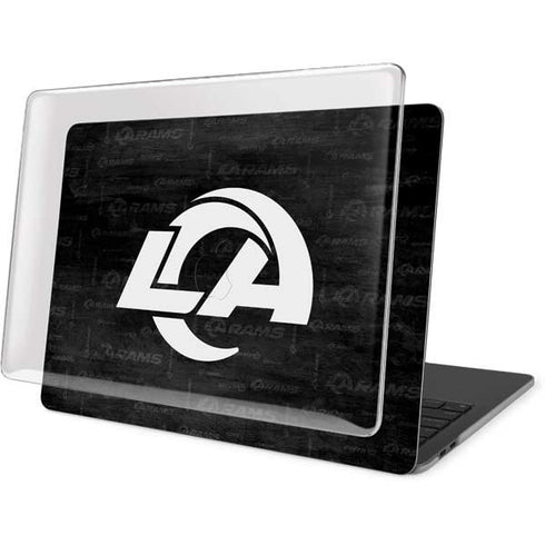 NFL Los Angeles Rams Black & White MacBook Pro 13in (2020) Case plus Skin
