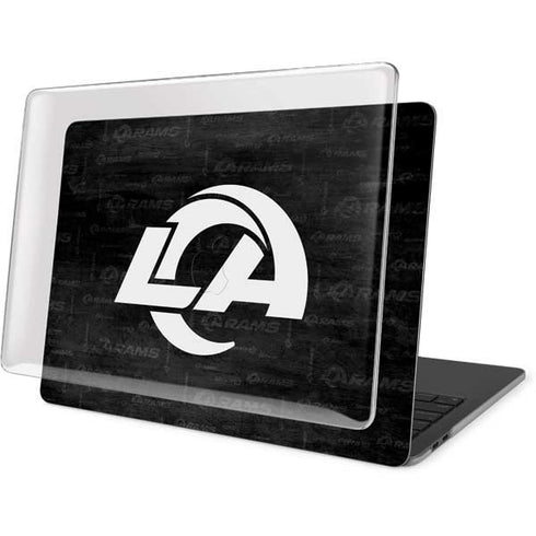 NFL Los Angeles Rams Black & White MacBook Pro 15in (2016-19) Case plus Skin